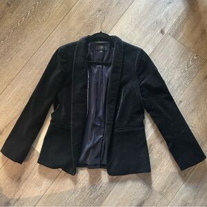 Black J Crew Velvet Women's Blazer